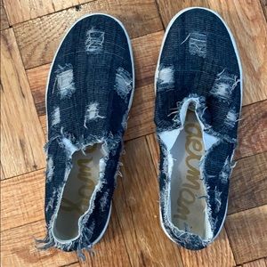 Denim Sam Edelman Slip on shoes